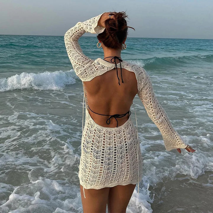 Nia Seaside Breeze Crochet Cover-Up