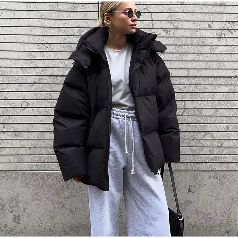 Amie Oversized Hooded Puffer Jacket