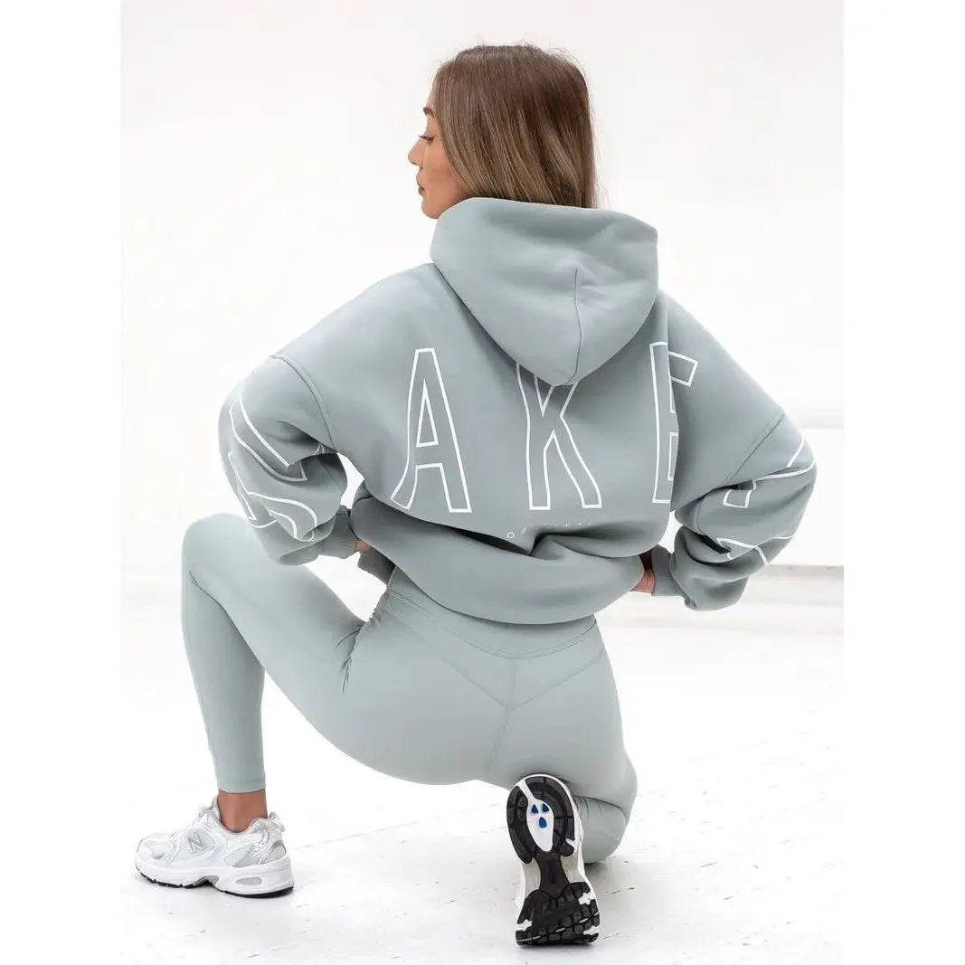 BLAKE Oversized Cropped Hoodie