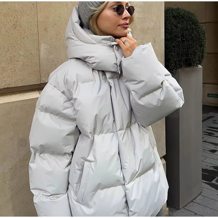 Amie Oversized Hooded Puffer Jacket