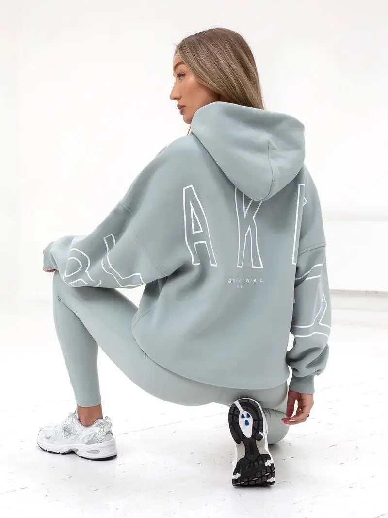 BLAKE Oversized Cropped Hoodie