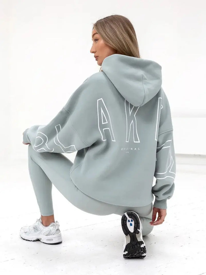 BLAKE Oversized Cropped Hoodie