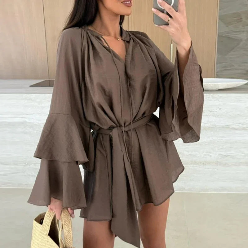 Nia Flowy Long Sleeve Tunic