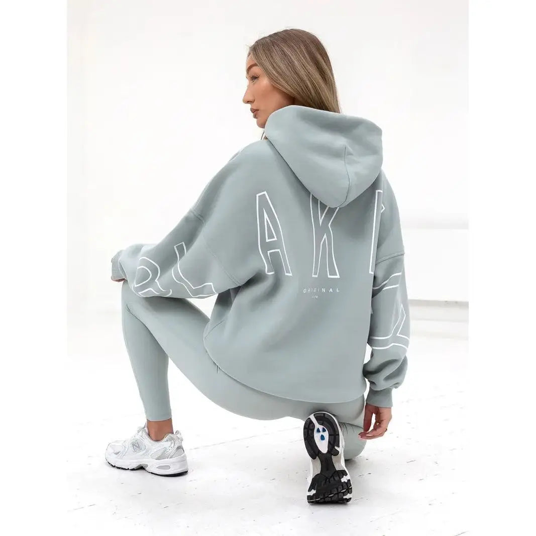 BLAKE Oversized Cropped Hoodie