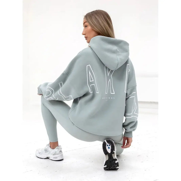 BLAKE Oversized Cropped Hoodie