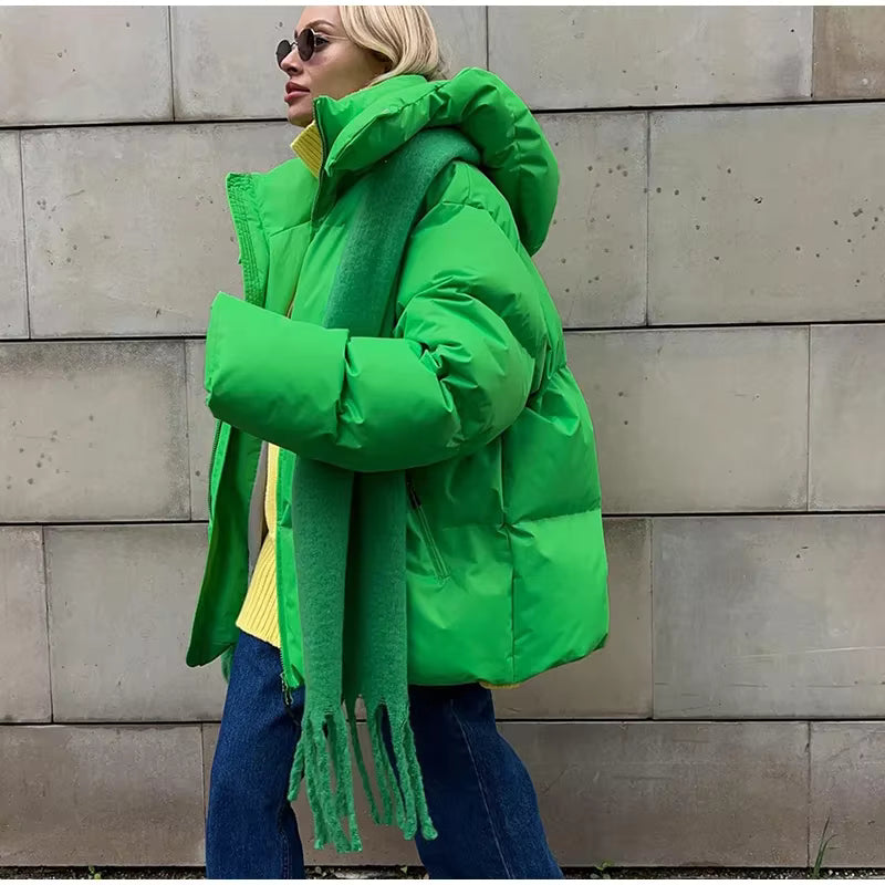 Amie Oversized Hooded Puffer Jacket