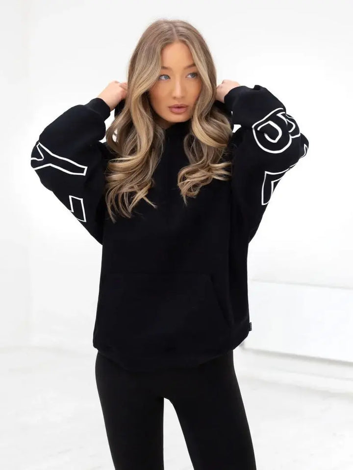 BLAKE Oversized Cropped Hoodie