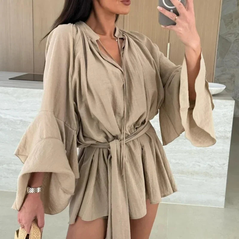 Nia Flowy Long Sleeve Tunic