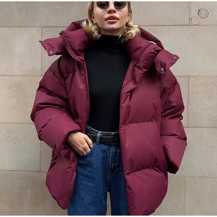 Amie Oversized Hooded Puffer Jacket