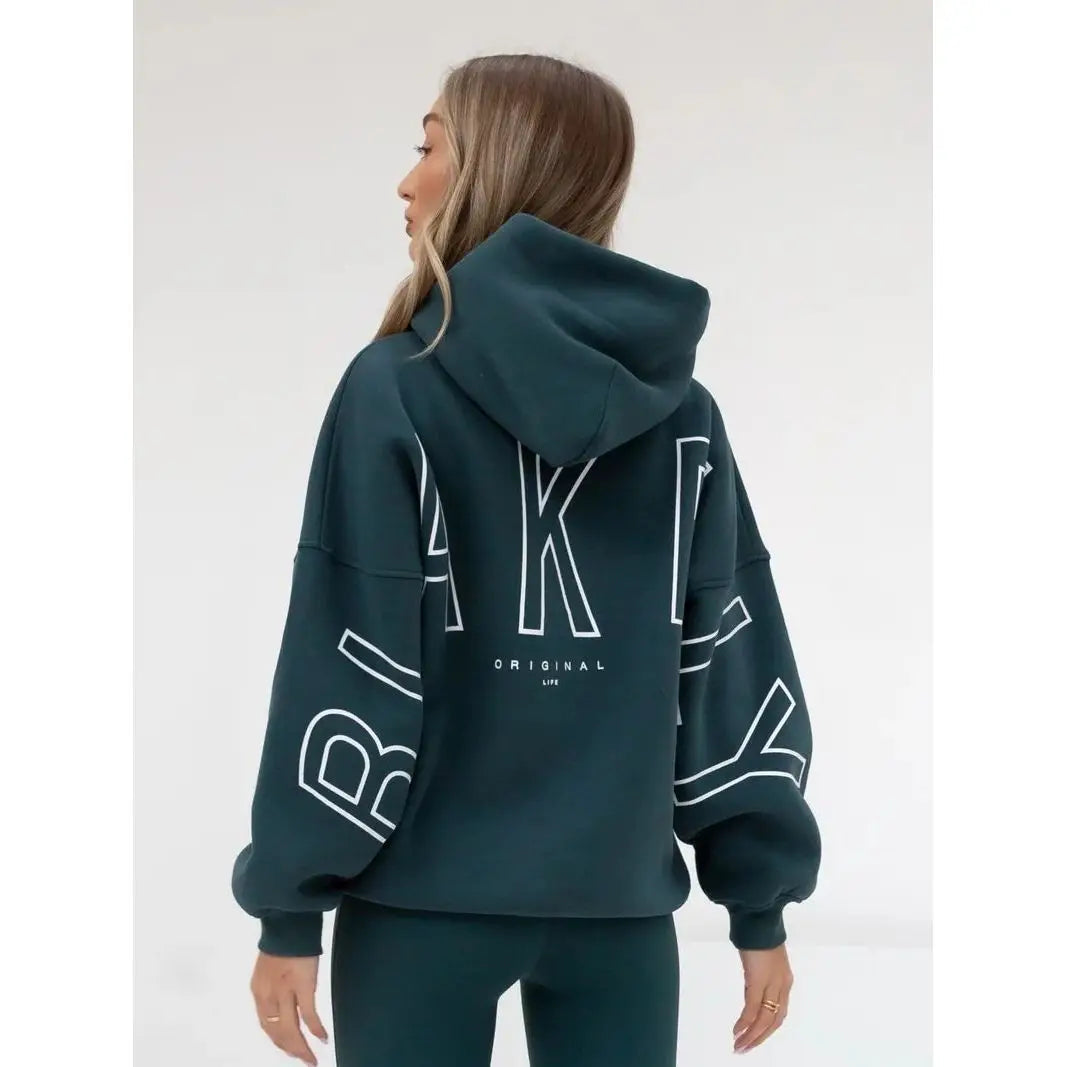 BLAKE Oversized Cropped Hoodie