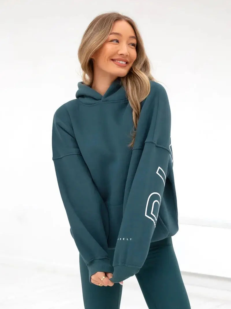 BLAKE Oversized Cropped Hoodie