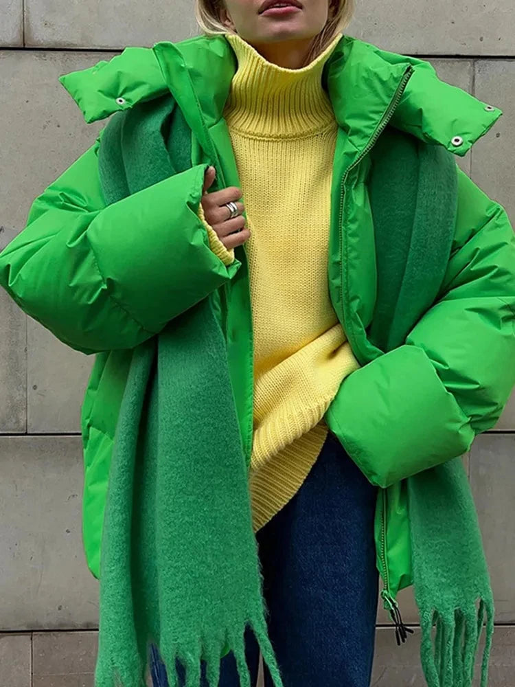 Amie Oversized Hooded Puffer Jacket