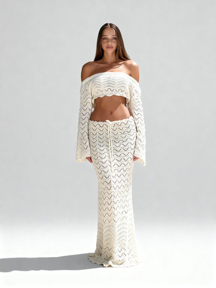 Carmen Crochet Two-Piece Set
