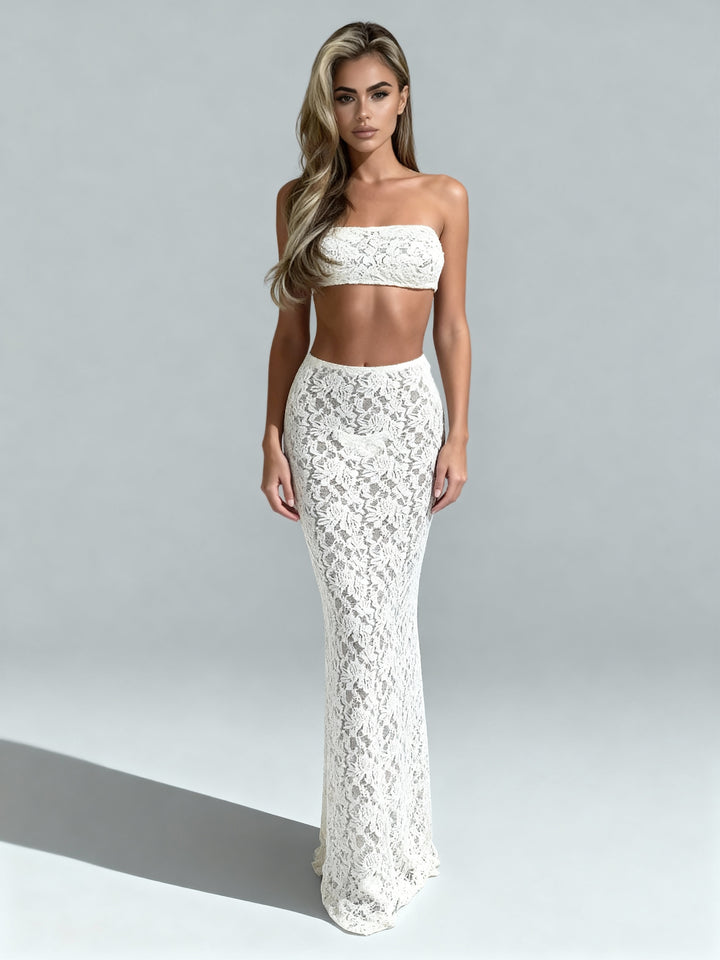 Mira Lace Two-Piece Maxi Set