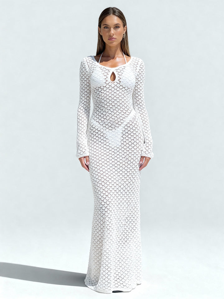 Camila Long Sleeve Beach Cover Up