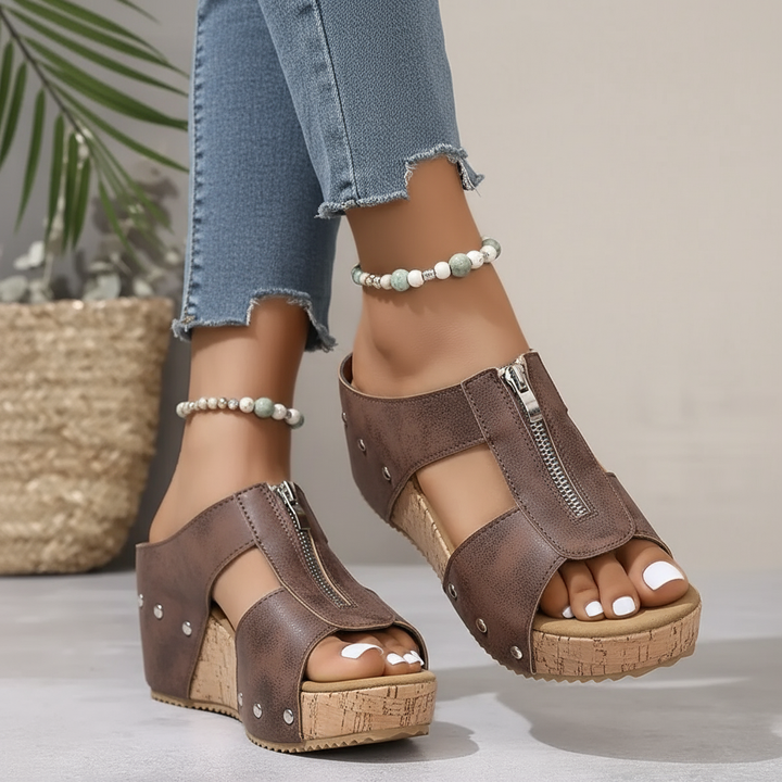 Laurelle - Chic Wedge Sandals