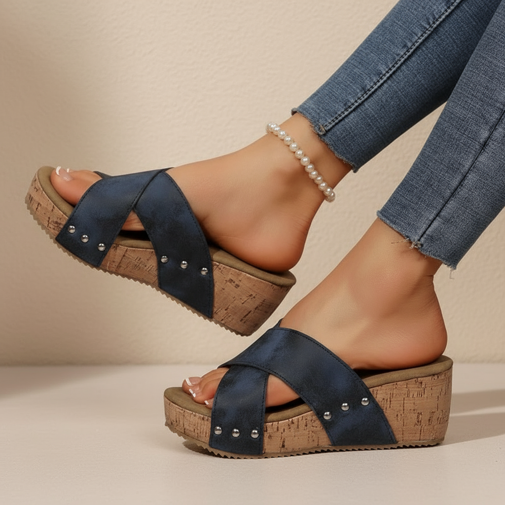 Elara - Bohemian Wedge Sandals