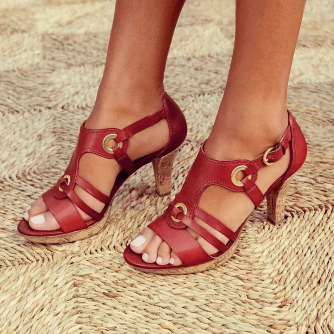 BELLA - Stylish and Comfortable Heeled Sandals