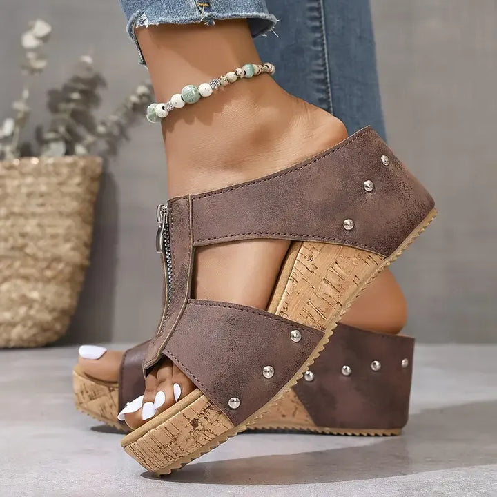 Laurelle - Chic Wedge Sandals