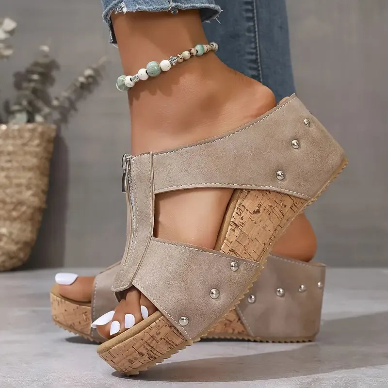 Laurelle - Chic Wedge Sandals