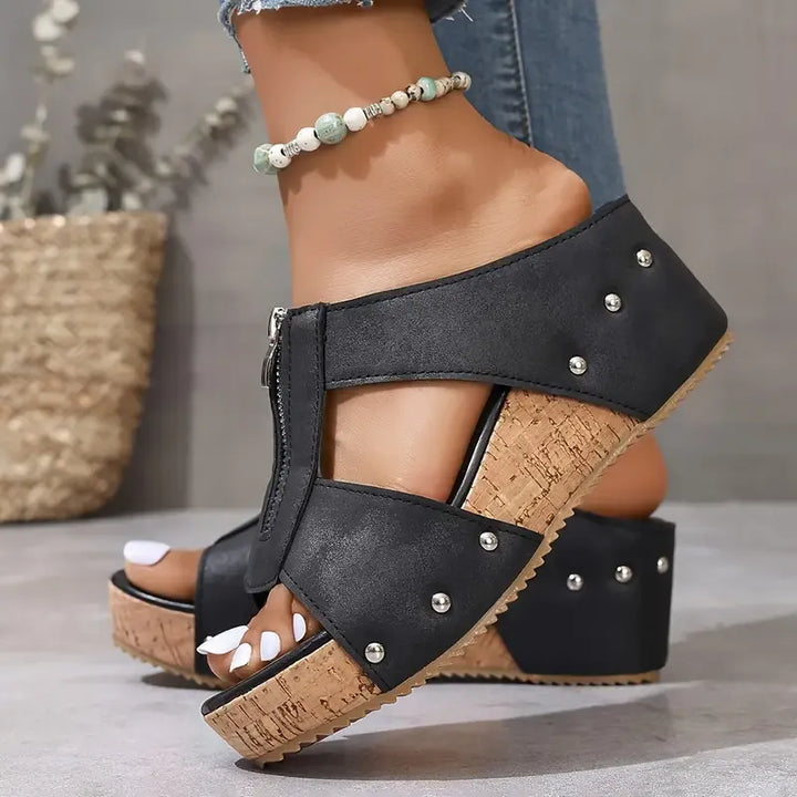 Laurelle - Chic Wedge Sandals